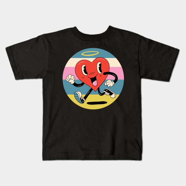 Grateful Heart! Kids T-Shirt by Vincent Trinidad Art